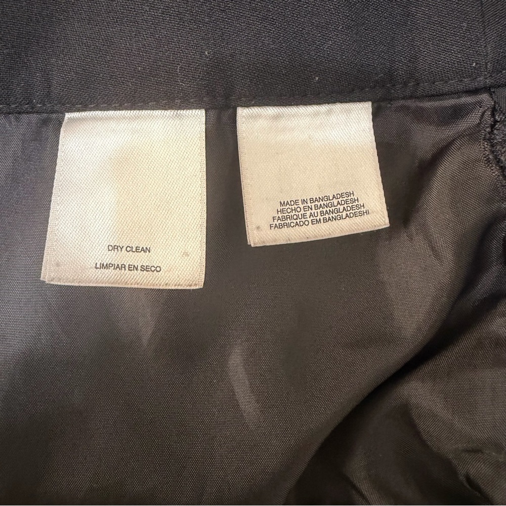 Nine West Black Pencil Suit Skirt Size 16 - Picture 5 of 6